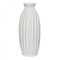 91000383 Vaso ceramica boll branco